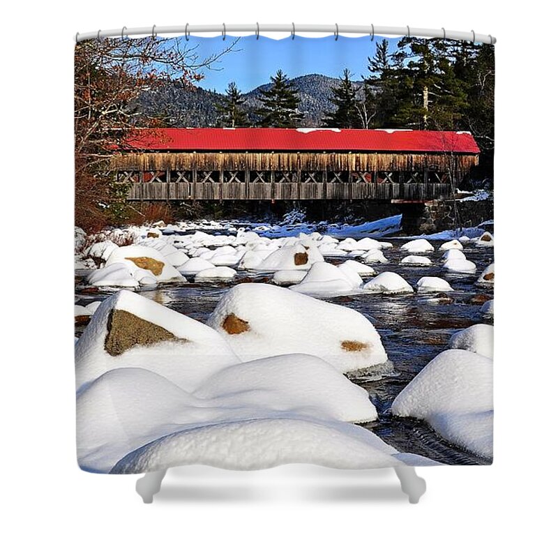 Winter Shower Curtain featuring the photograph Winter Wonderland by Steve Brown