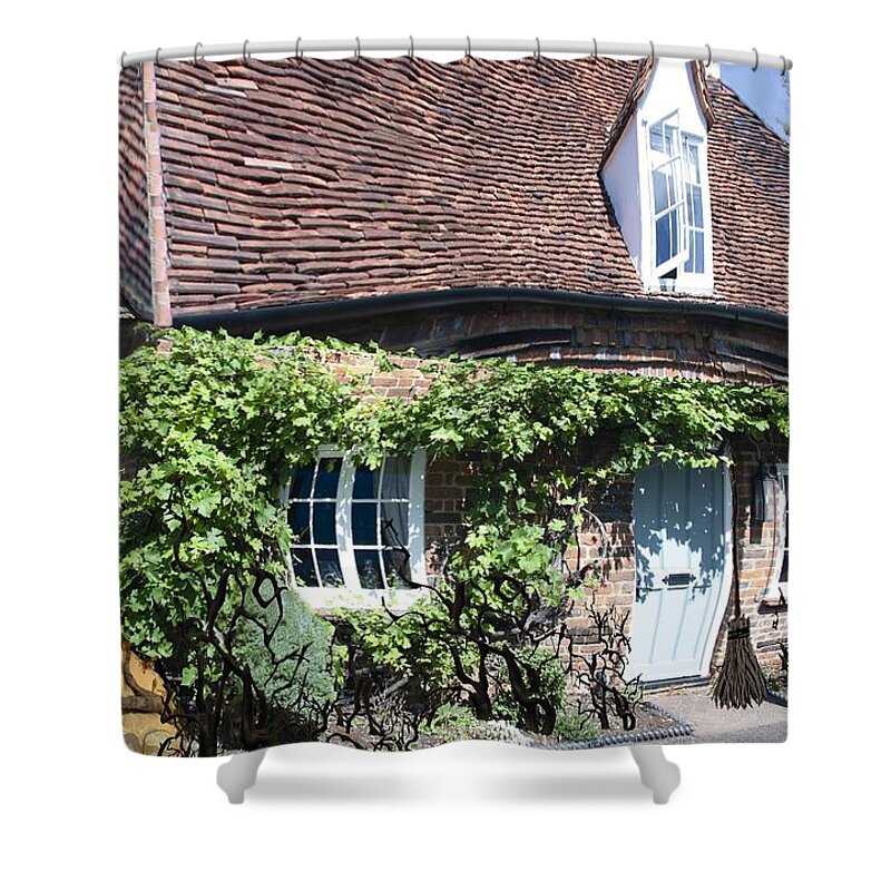 Witch Shower Curtain featuring the photograph Witch house? by Andrea Lazar