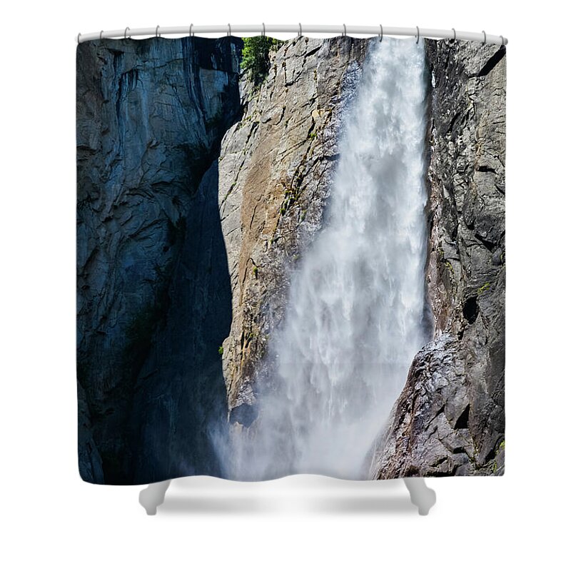 Yosemite National Park Shower Curtain featuring the photograph Yosemite Falls Portrait by Kyle Hanson