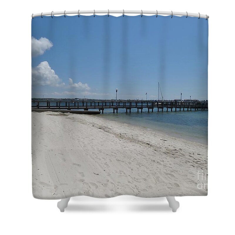 Florida Shower Curtain featuring the photograph Your Beach is Waiting by World Reflections By Sharon