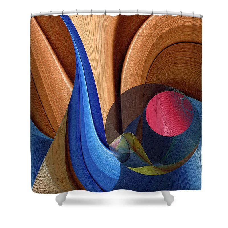 Your Latest Trick Shower Curtain featuring the digital art Your Latest Trick by Leo Symon