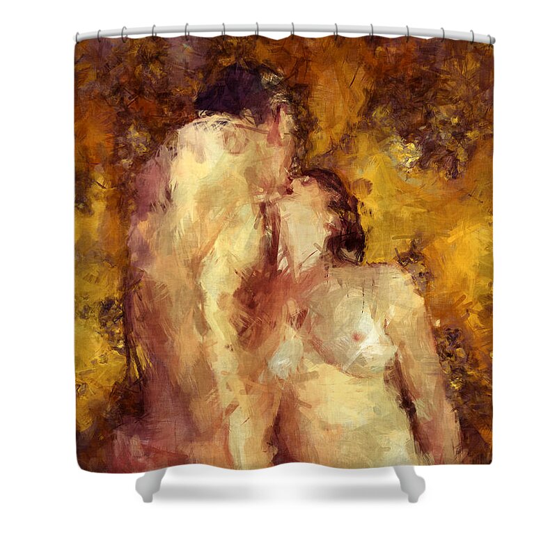 Nude Shower Curtain featuring the photograph You're Luscious by Kurt Van Wagner