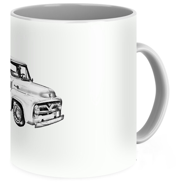 1955 F100 Ford Pickup Truck Illustration Coffee Mug for Sale by Keith ...