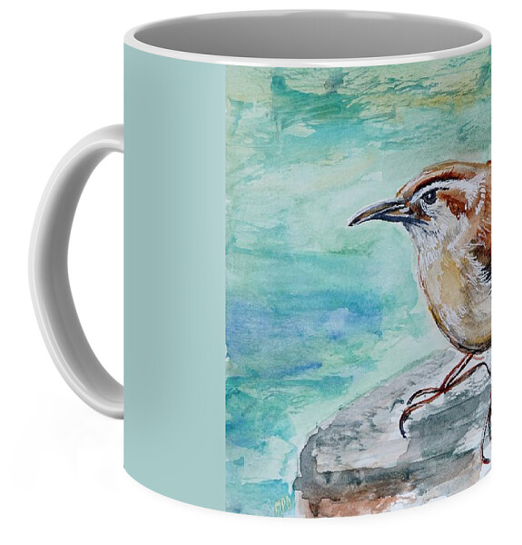 Carolina Wren In Watercolors Coffee Mug For Sale By Patty Donoghue