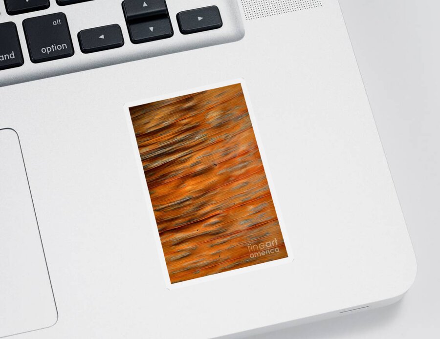 Abstract Sticker featuring the photograph Amber by Michelle Meenawong