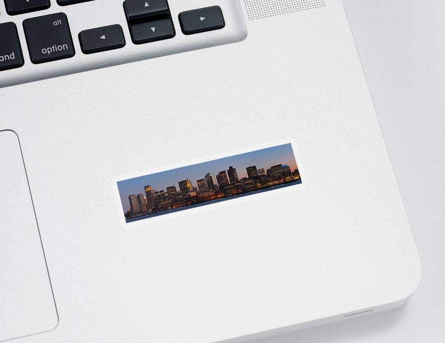 Boston Sticker featuring the photograph Beantown #1 by Juergen Roth