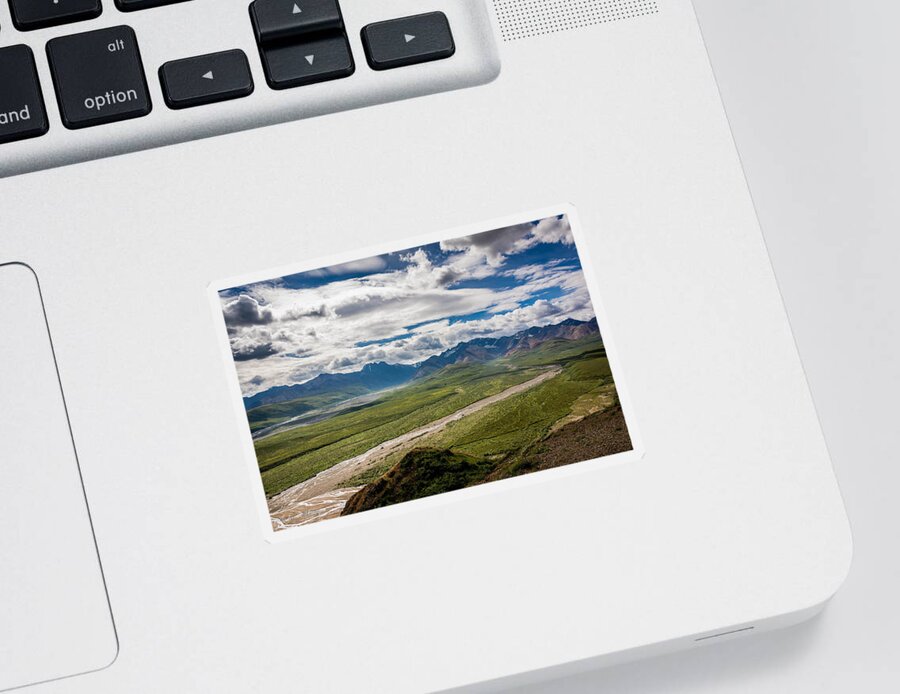 National Park Sticker featuring the photograph Mountain Landscape #1 by Andrew Matwijec
