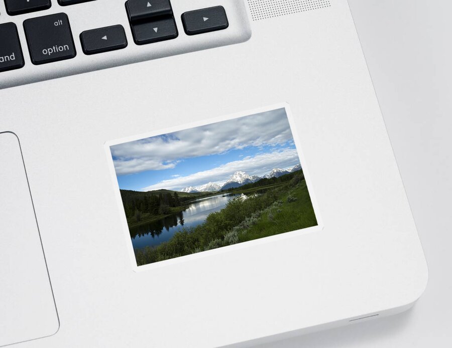 Snake River Sticker featuring the photograph Oxbow Bend by Crystal Wightman