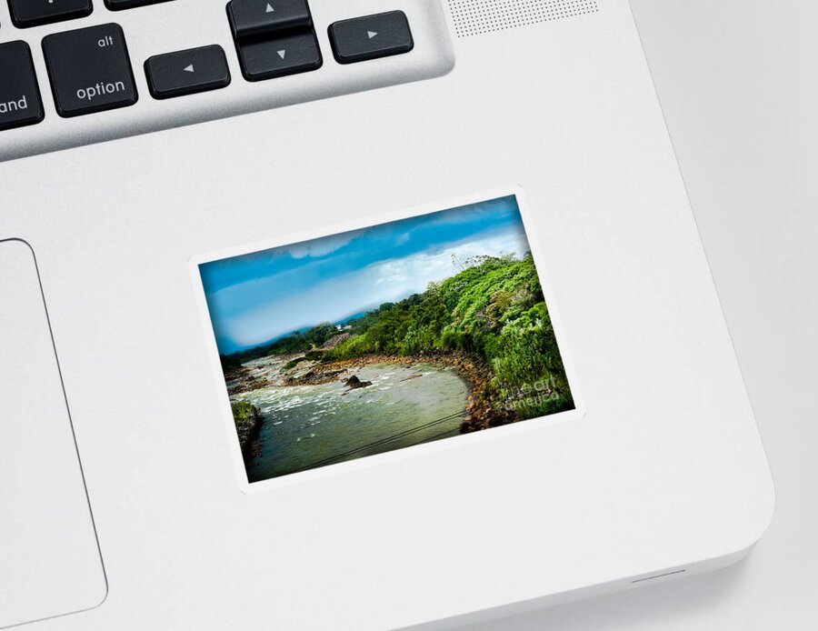 Tortuguero Sticker featuring the photograph Tortuguero River #2 by Gary Keesler