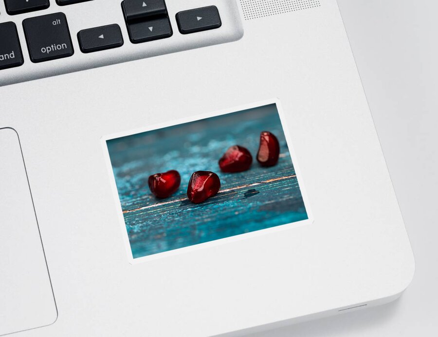 Pomegranate Sticker featuring the photograph Pomegranate #11 by Nailia Schwarz