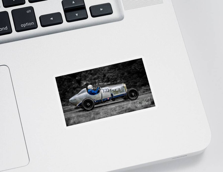 Vintage Car Sticker featuring the photograph 1924 Bentley by Adrian Evans