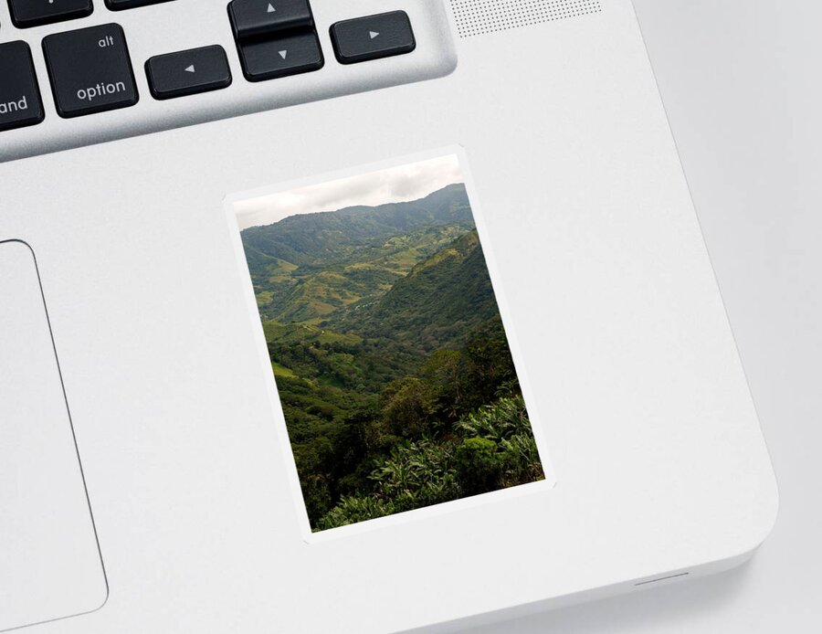 Central America Landscape Sticker featuring the photograph Monteverde Region Costa Rica #2 by Theodore Clutter