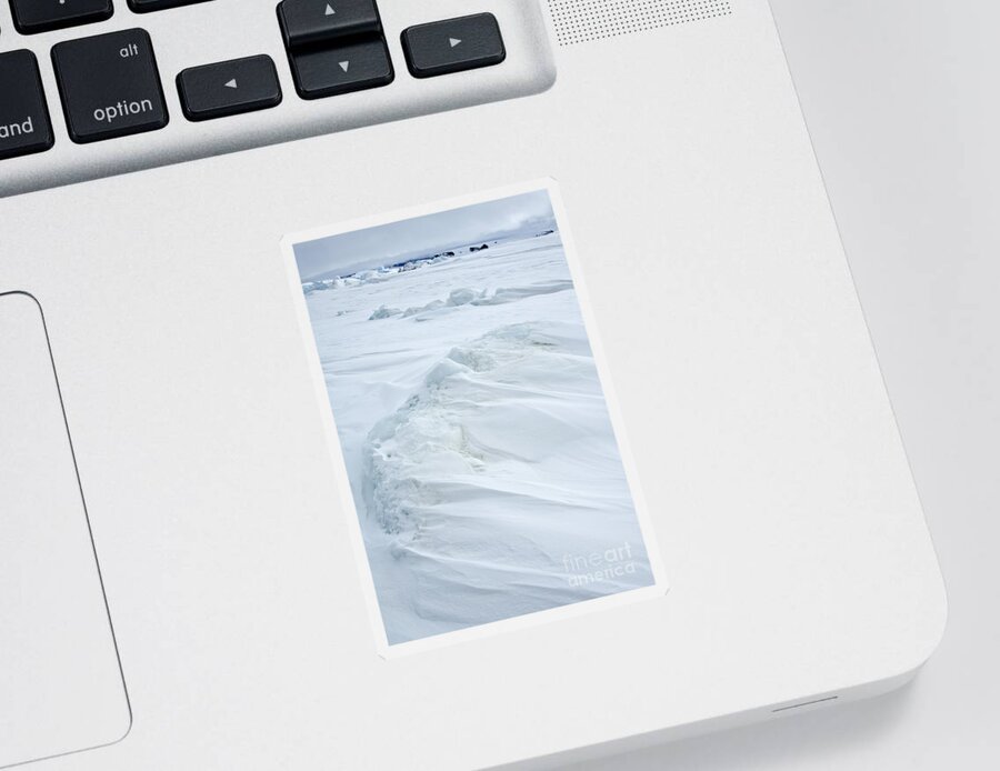 Pack Ice Sticker featuring the photograph Pack Ice, Antarctica #22 by John Shaw