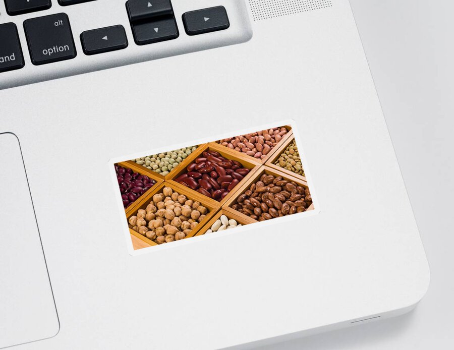 Agricultural Sticker featuring the photograph Boxes of beans #3 by Raul Rodriguez