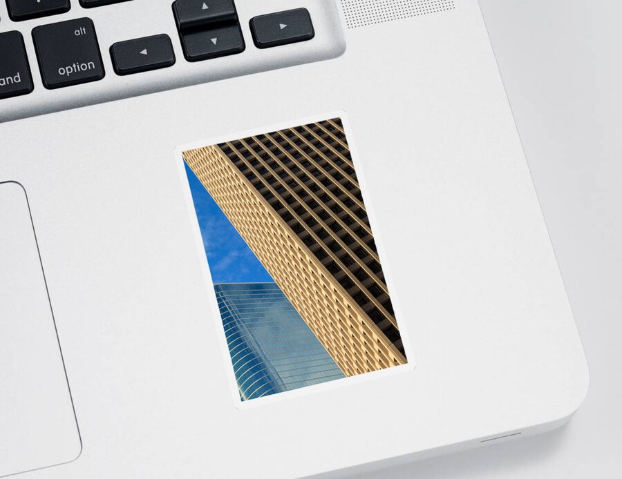 Architecture Sticker featuring the photograph Skyscrapers by Raul Rodriguez