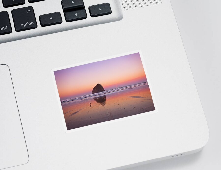 Oregon Sticker featuring the photograph A Beautiful Morning by Darren White