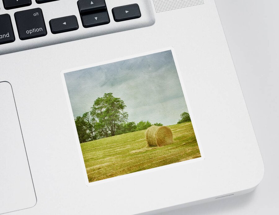 Agricultural Sticker featuring the photograph A Day at the Farm by Kim Hojnacki