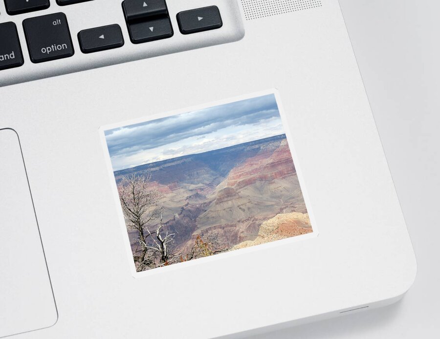 Grand Canyon Sticker featuring the photograph A Grand Canyon by Laurel Powell