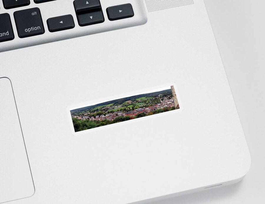 France Sticker featuring the photograph A Town in France by Olivier Le Queinec