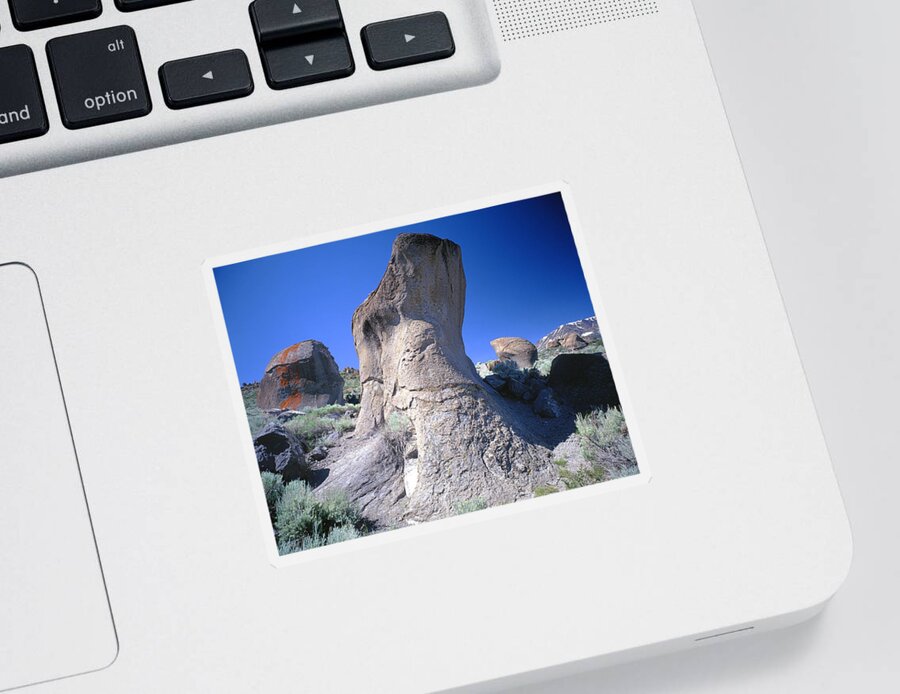 Aeolian Buttes Sticker featuring the photograph 4M6338-Aeolian Buttes by Ed Cooper Photography