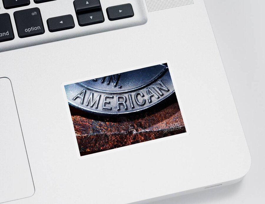 American Sticker featuring the photograph American by Olivier Le Queinec