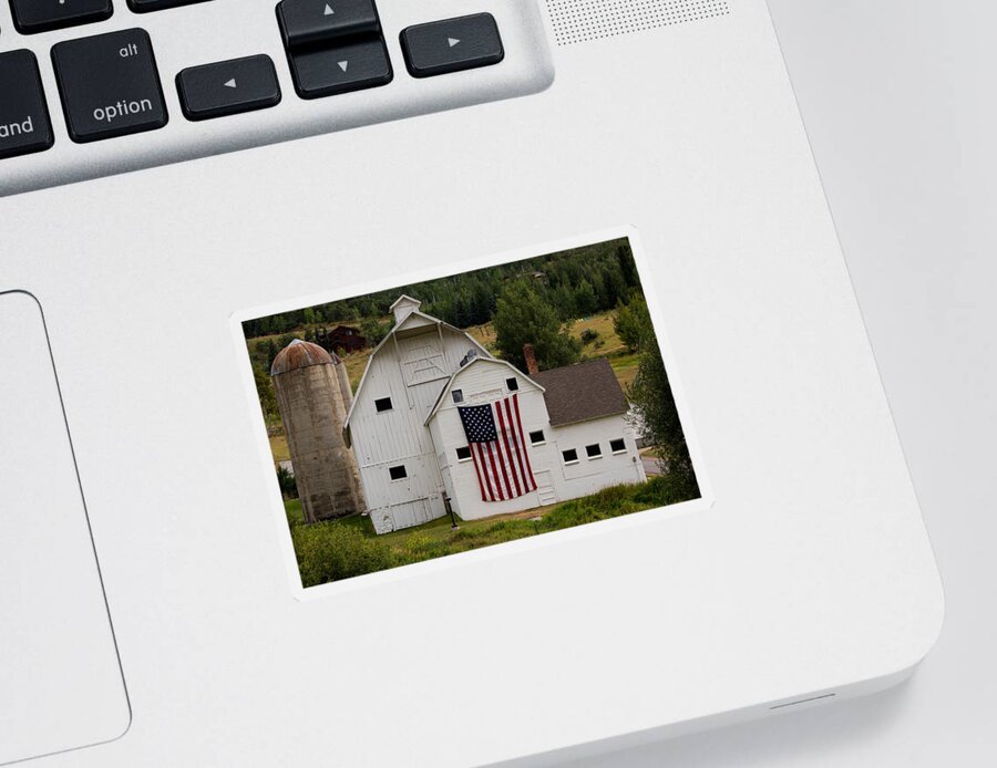 Americana Sticker featuring the photograph Americana by John Daly