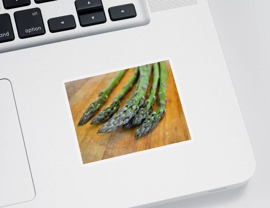Vegetables Sticker featuring the photograph Asparagus by Michelle Calkins