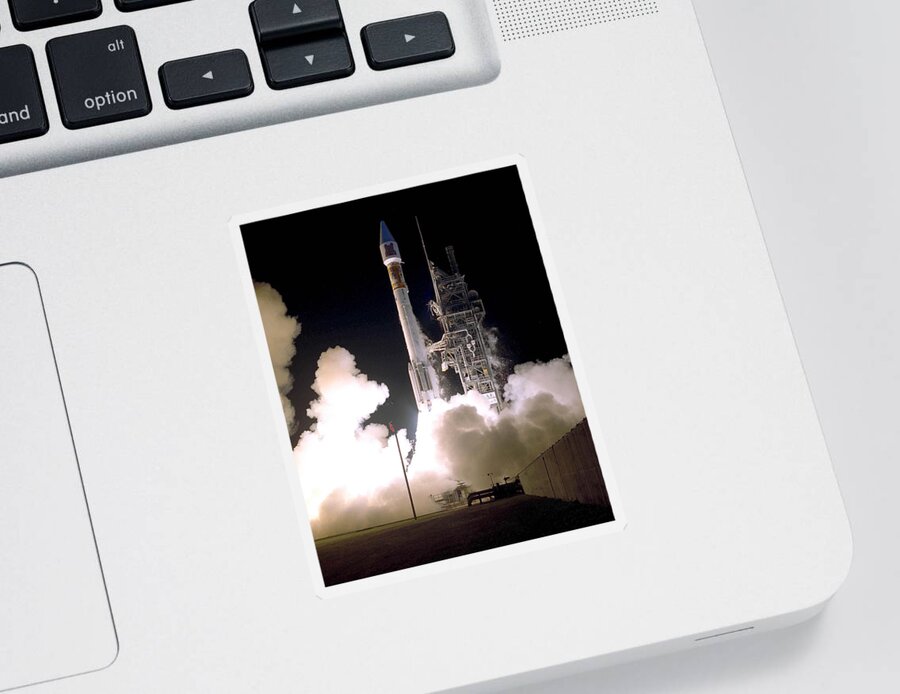 Astronomy Sticker featuring the photograph Atlas 2as Rocket Launch by Science Source