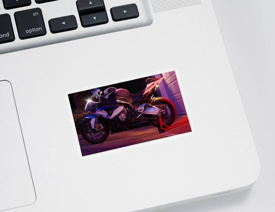 Motorcycle Sticker featuring the photograph Beautiful by Lawrence Christopher