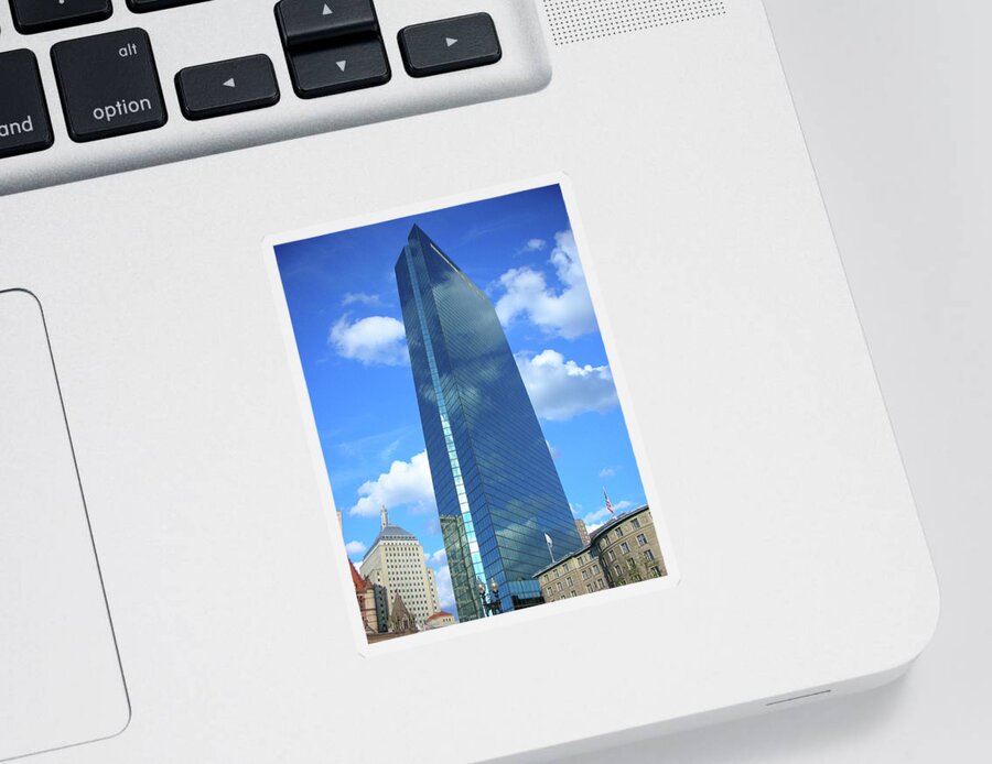 Architecture Sticker featuring the photograph Big Mirror 3518 by Guy Whiteley