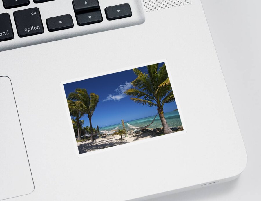3scape Sticker featuring the photograph Breezy Island Life by Adam Romanowicz