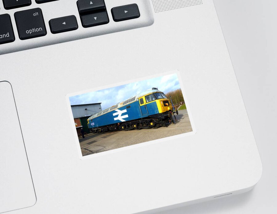 British Sticker featuring the photograph British Rail Class 47 Diesel Locomotive by Gordon James