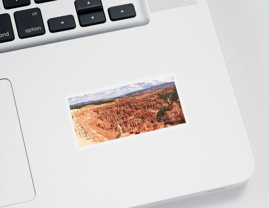 Bryce Canyon Panorama Sticker featuring the photograph Bryce Canyon Extra Large Panorama by Adam Jewell