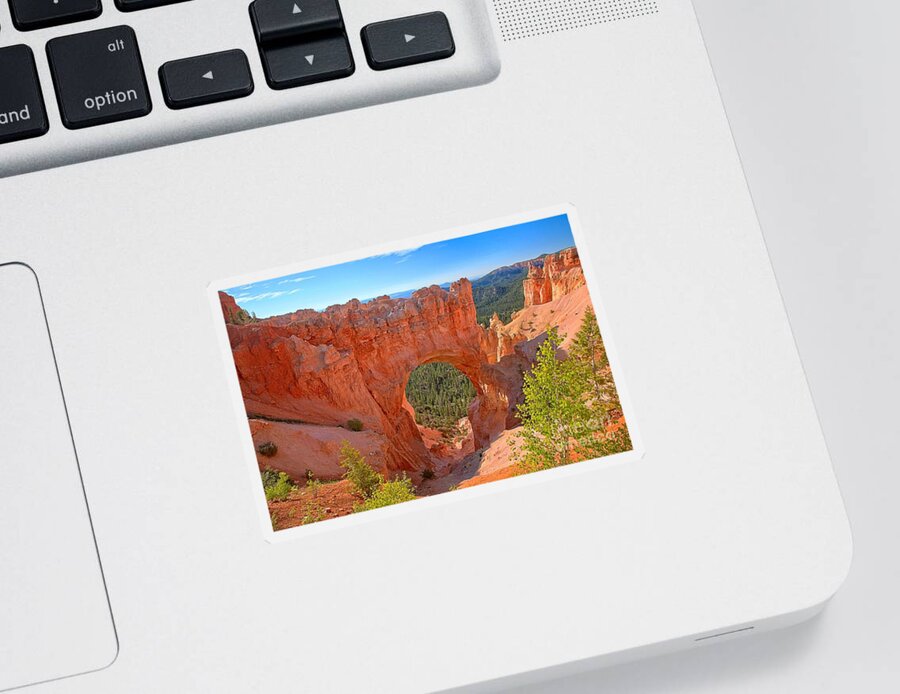 Bryce Canyon Sticker featuring the photograph Bryce Canyon National Park Arch by Adam Jewell