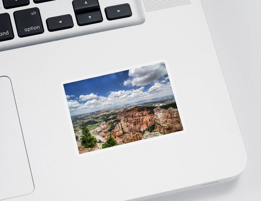 Bryce Canyon Sticker featuring the photograph Bryce Point by Tammy Wetzel