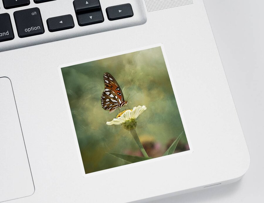 Butterfly Sticker featuring the photograph Butterfly Dreams by Kim Hojnacki