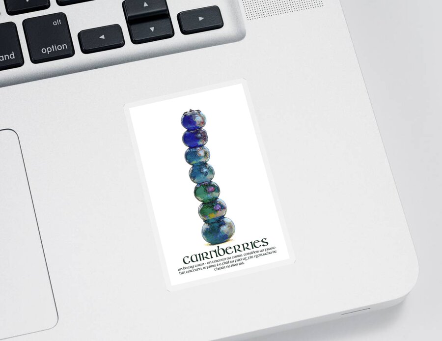 Cairn Sticker featuring the photograph Cairnberries 2 by Scott Campbell