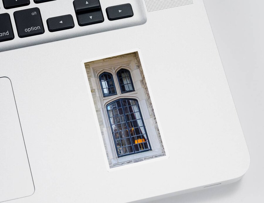 Buildings Sticker featuring the photograph Casa Loma Window 1315 by Guy Whiteley