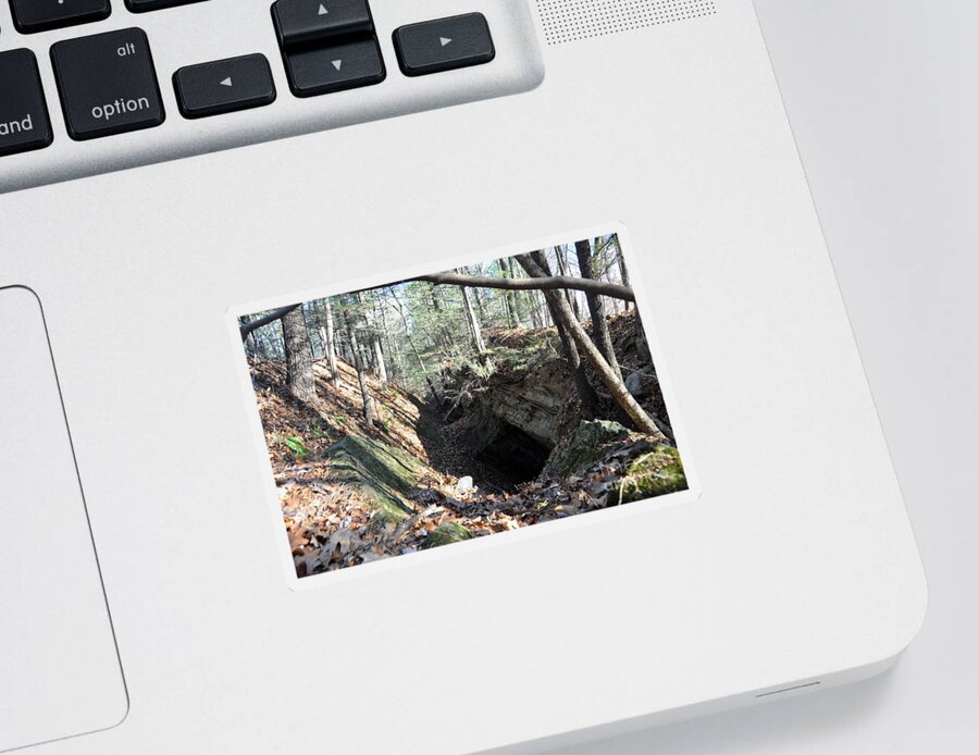 Rosendale Sticker featuring the photograph Cement Cave by Cornelia DeDona
