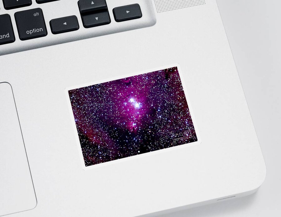 Christmas Sticker featuring the photograph Christmas Tree Cluster And Cone Nebula by John Chumack
