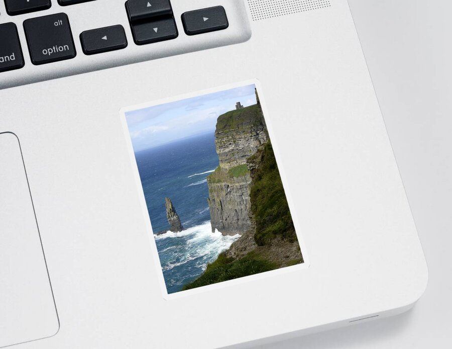 Travel Sticker featuring the photograph Cliffs of Moher 7 by Mike McGlothlen
