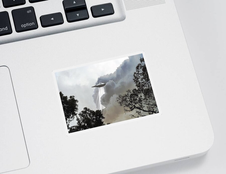 2d Sticker featuring the photograph Cloud Cover by Brian Wallace