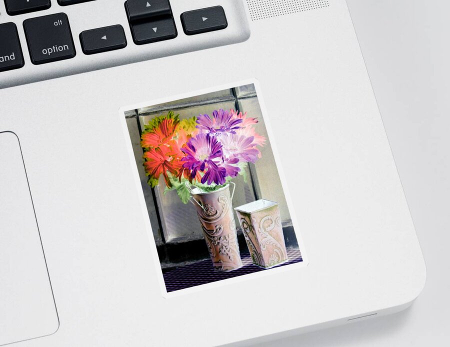 Flower Sticker featuring the photograph Country Comfort - PhotoPower 493 by Pamela Critchlow