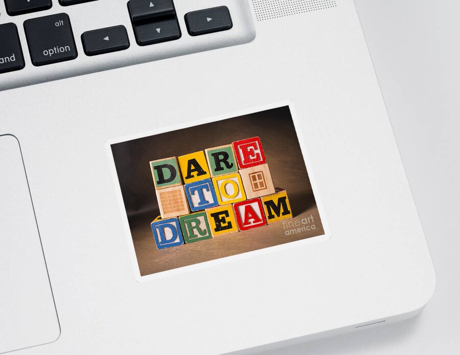 Dare To Dream Sticker featuring the photograph Dare To Dream by Art Whitton