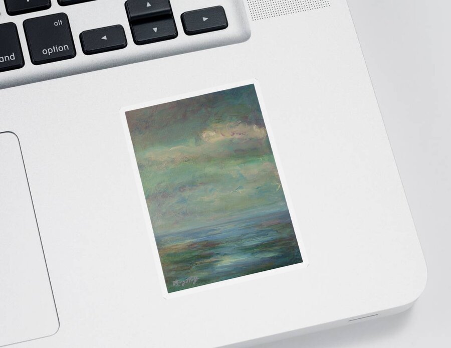 Impressionism Sticker featuring the painting Days for Dreaming by Mary Wolf
