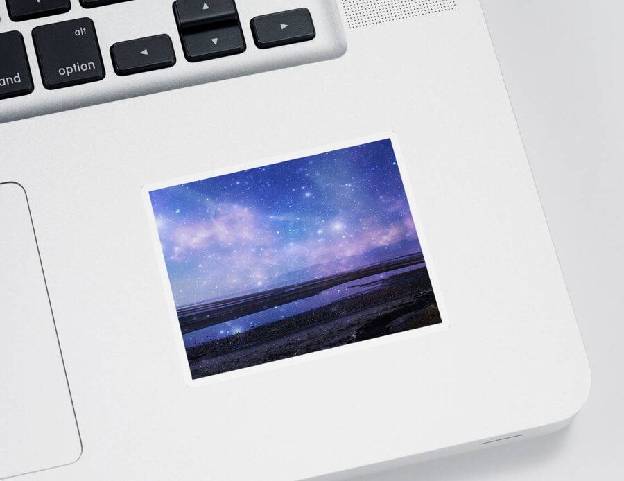 Starry Night Sticker featuring the photograph Dreamscape by Marilyn Wilson
