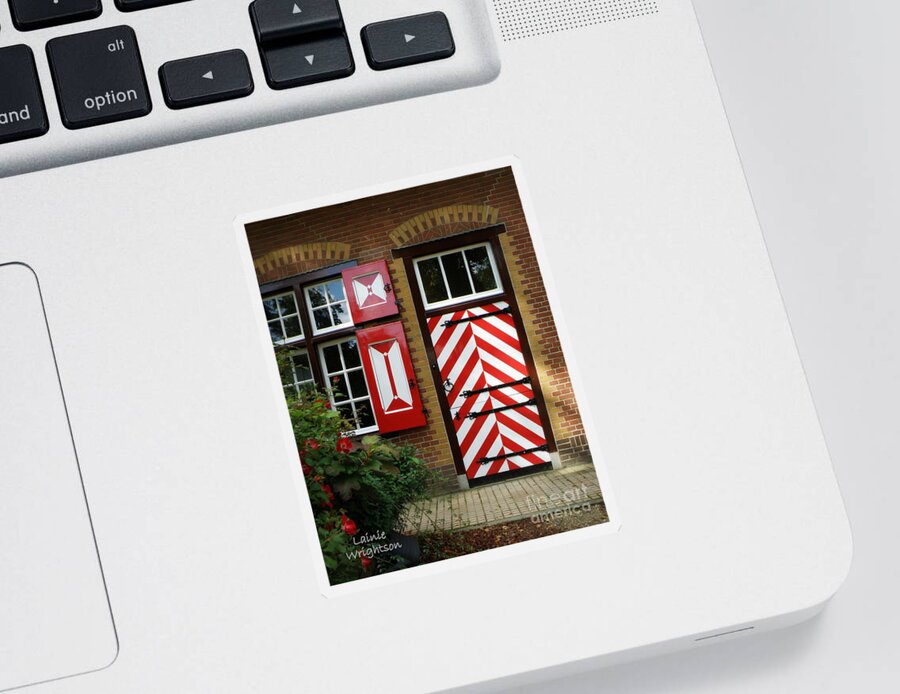 Doors And Windows Sticker featuring the photograph Dutch Door Designs by Lainie Wrightson