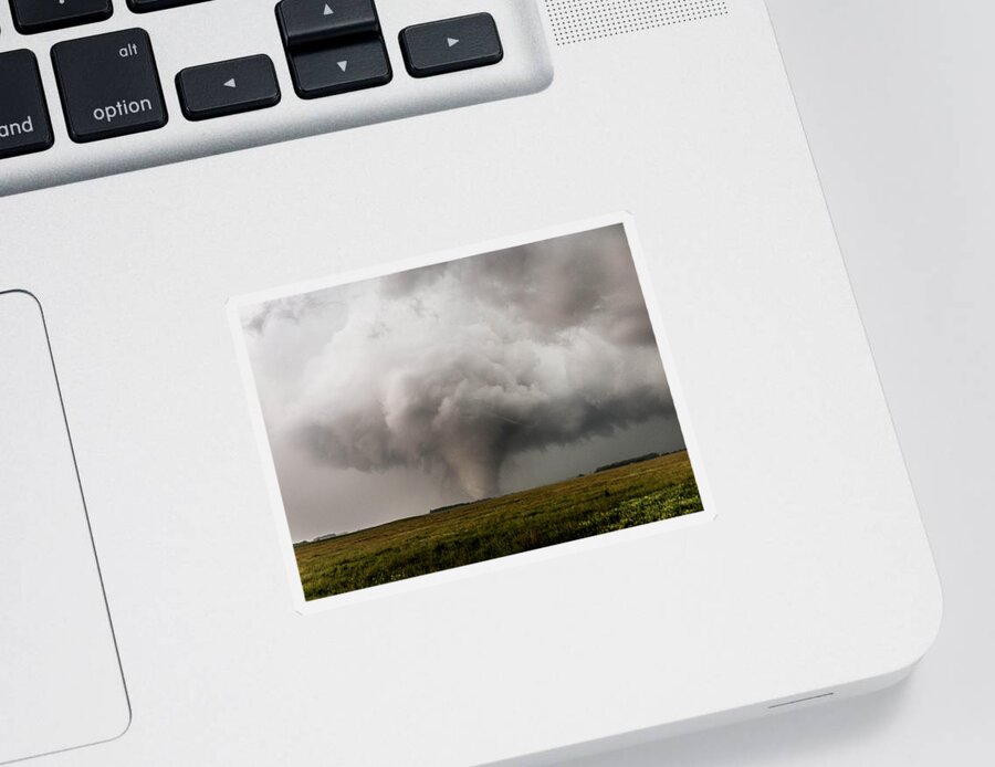 Tornado Sticker featuring the photograph EF4 South Dakota by Marcus Hustedde