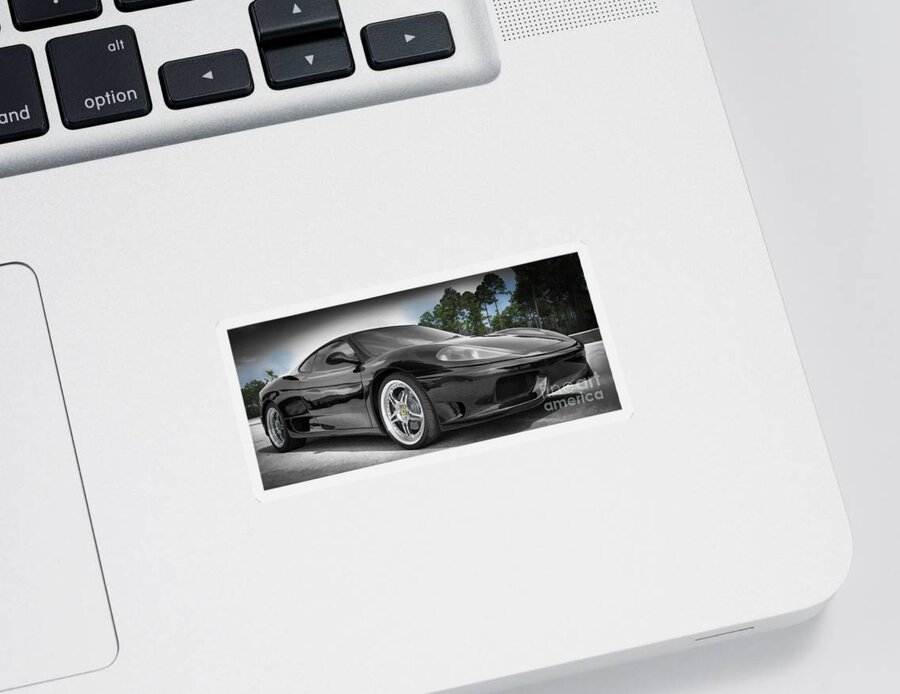 F430 Sticker featuring the photograph Ferrari F430 by Ken Johnson