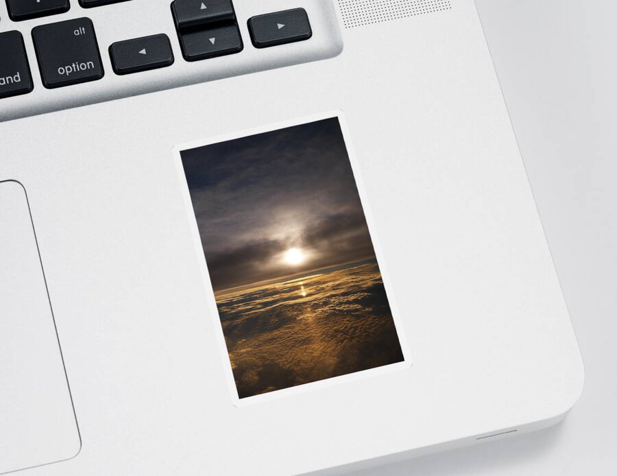 Sunset Sticker featuring the photograph Five and a Half mile Sunset by Richard Reeve
